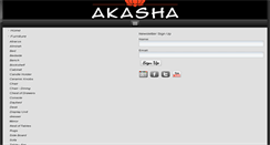 Desktop Screenshot of akashafurniture.com.au