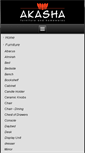 Mobile Screenshot of akashafurniture.com.au