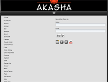 Tablet Screenshot of akashafurniture.com.au